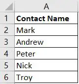 Contact Name