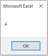 VBA Instr Output