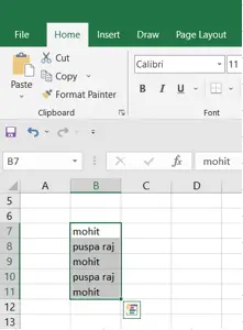 Excel Shortcut Drag and Insert Copy