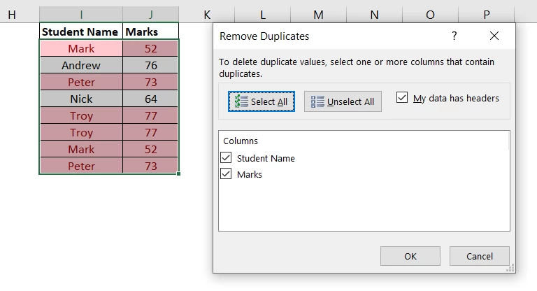 Remove Duplicates
