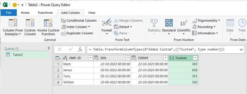 Change to Number Format